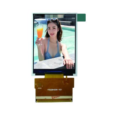 좋은 가격 LCD 작은 디스플레이 화면 2.8 인치 색상 TN 수직 화면 TFT 240 * 320 해상도 MCU 인터페이스 기기 및 미터의 단말 표시에 적합 온라인으로