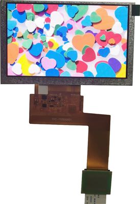 좋은 가격 40Pin 5 인치 전기 용량 터치스크린, 1500cd/M2 산업 전시 화면 온라인으로