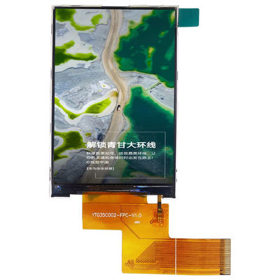 좋은 가격 휴대전화를 위한 3.5 인치 IPS HVGA 16 비트 MCU 햇빛 읽기 쉬운 TFT 350cd/M2 온라인으로