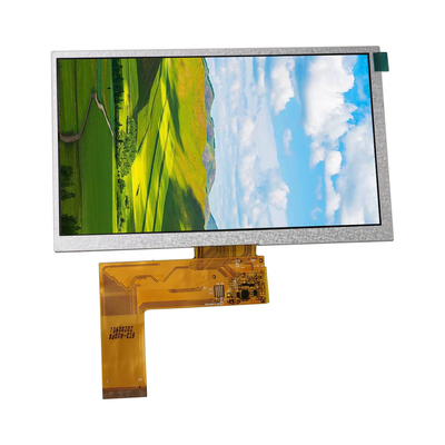 좋은 가격 5.0 인치 산업적 Tft 디스플레이 패널 40 핀 RGB 인터페이스 800x480 온라인으로